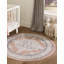 Tapis oriental rose / gris / ivoire Saira-418323341