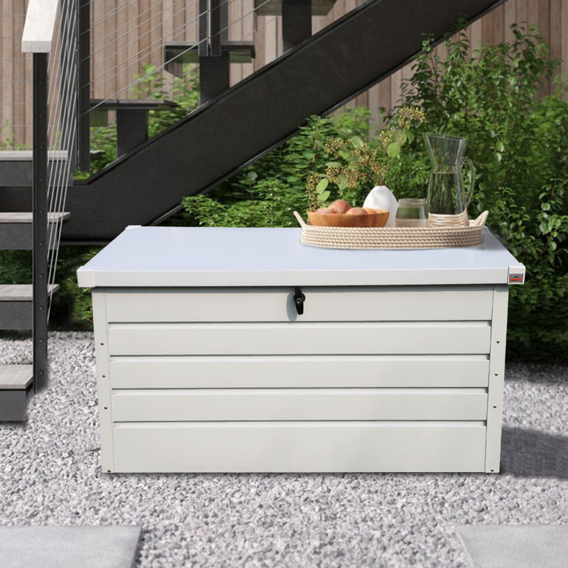 Botelho 300 L Metal Storage Box, White