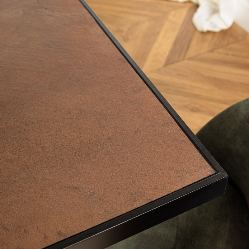 Basile Dining Table, Rust