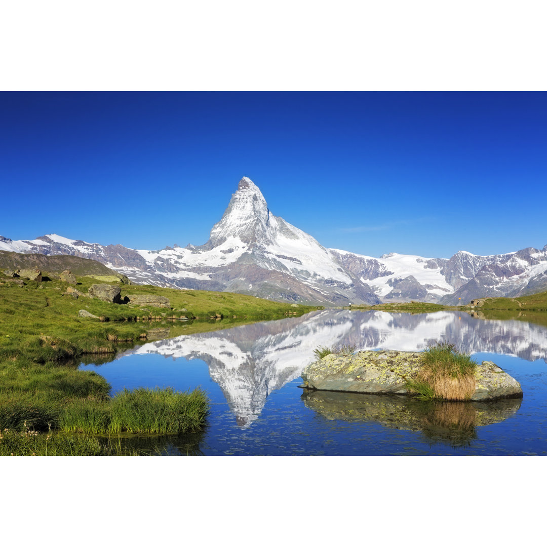 Sunny Day With View To Matterhorn von DieterMeyrl - Drucken