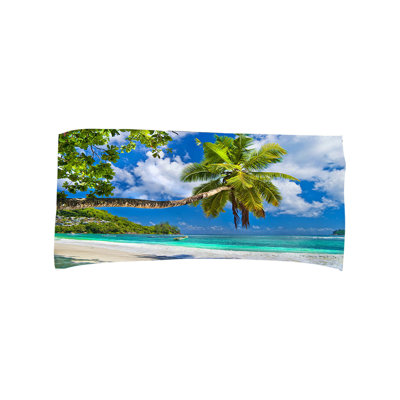 Serviette de plage surdimensionnée à rayures pour piscine, hommes et femmes