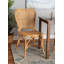 Chaise d'appoint en rotin brun naturel Pineapple