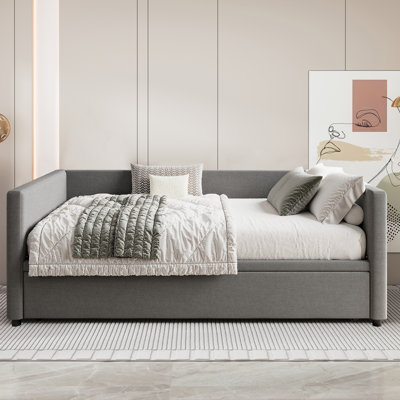 Amalio Upholstered Daybed with Trundle