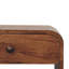 Table de chevet à tablette ouverte avec tiroir