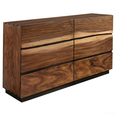 Beverly Smokey Walnut 6-drawer Dresser