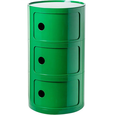 Table de chevet moderne empilable avec rangement - table d'appoint à 3 niveaux avec tiroirs Modern