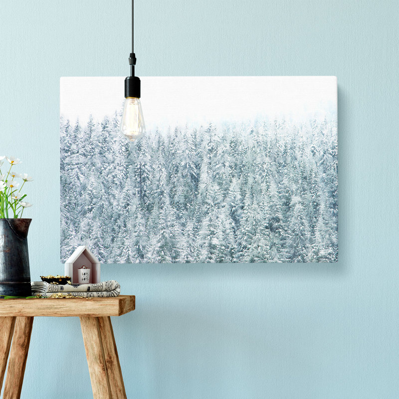 Winter Forest - Wrapped Canvas, 60cm H x 91cm W x 3cm D