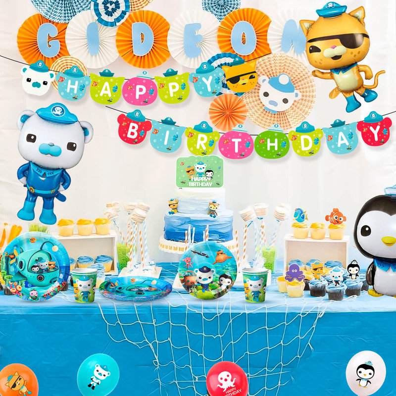 Octonauts Birthday Decorations, Octonauts Party Supplies Party Tableware Set
