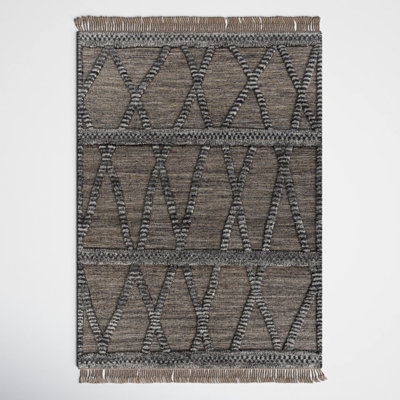 Leanna Hand-Knotted Chevron Rug