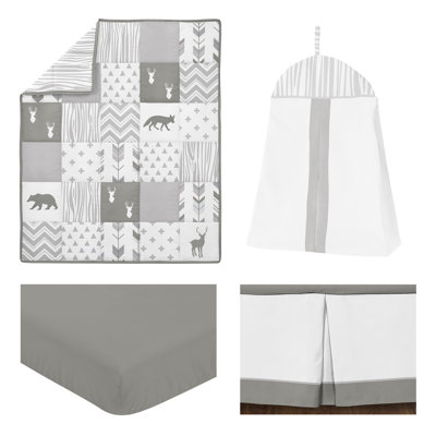 Woodsy 4-Piece Crib Bedding Set