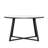 Fumiki 30" Sintered Marble Stone Top Coffee Table, Cocktail Table-659319276
