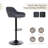 Bruckner Swivel Upholstered Adjustable Height Counter Stool with Metal Frame-1533333684