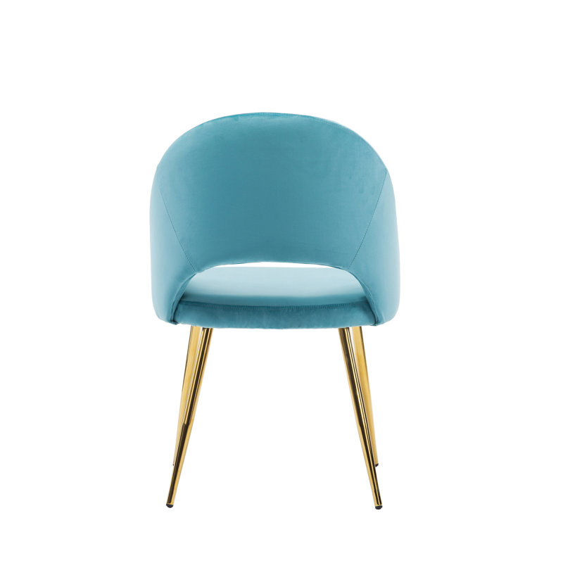 Arloine Upholstered Dining Chair, Aqua