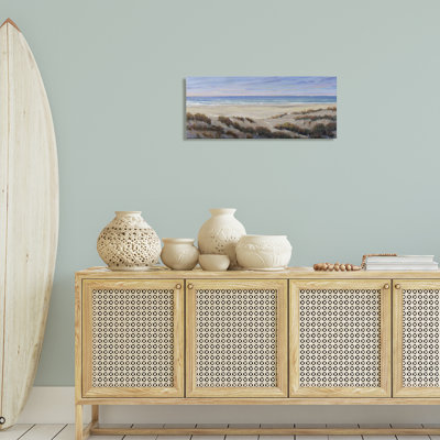 «Stupell Industries Grassy Beach View», art mural par Regina Moore