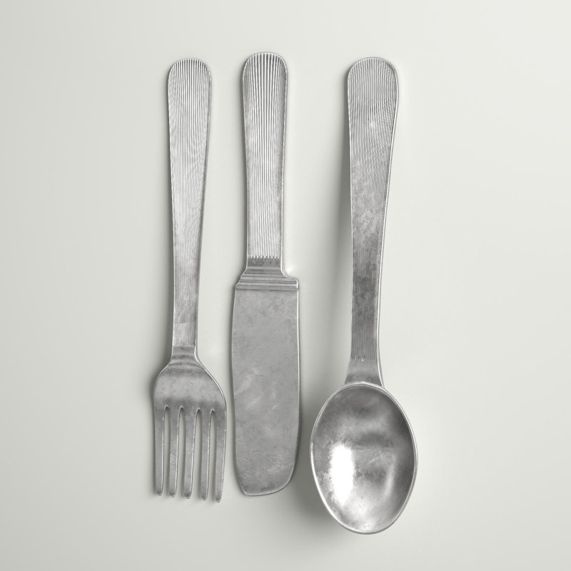 Modern Food & Beverage Wall Decor on Metal