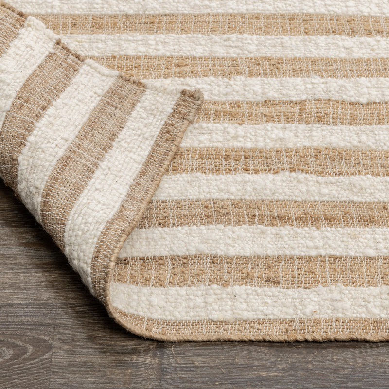 Rhode Handwoven Wool Blend Area Rug, Rectangle 5' x 8'