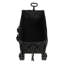 Chariot allongé pliable et pliable, capacité de poids de 480 lb, chariot de jardin pliant robuste avec grandes roues tout-terrain et porte-boissons, poche latérale et freins