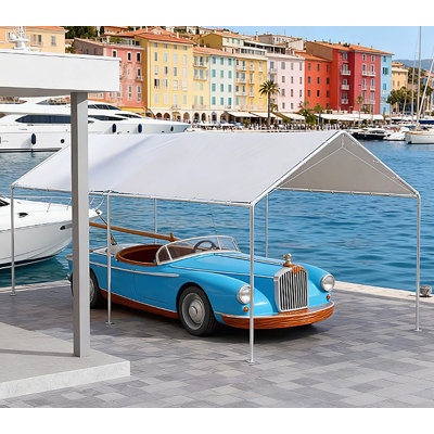 Easy To Install Carport Roof,UV Resistant Canopy Replacement Cover With Ball Bungee Cords