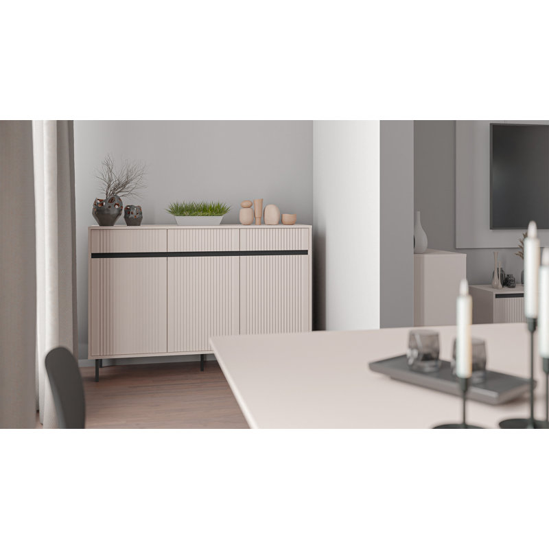 Cevyn 148.6cm Sideboard, Beige