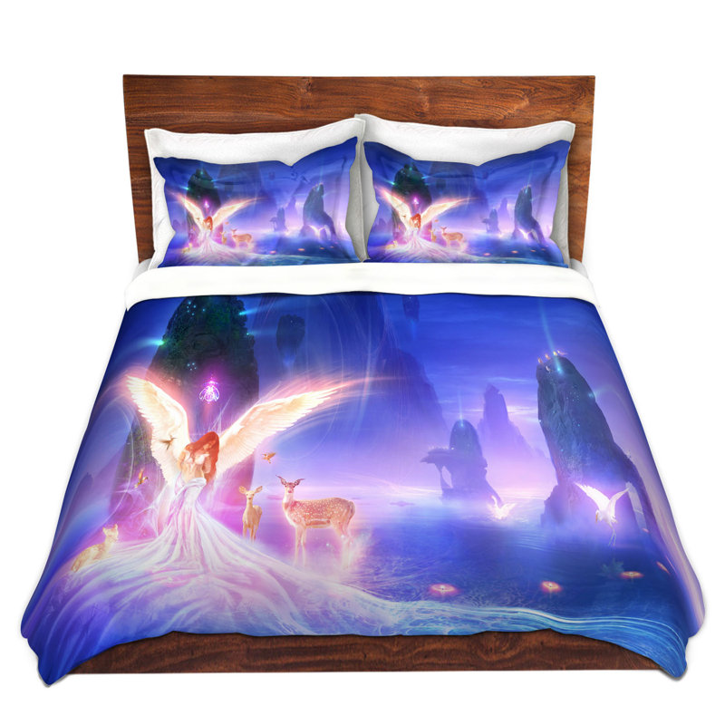 Ensemble de housse de couette pour grand lit DiaNoche en microfibre par Philip Straub - Ooulana
