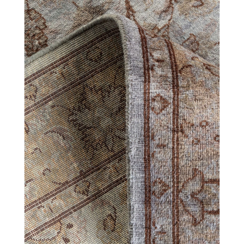 Tapis noué à la main Weirsky - unique en son genre - gris Weirsky