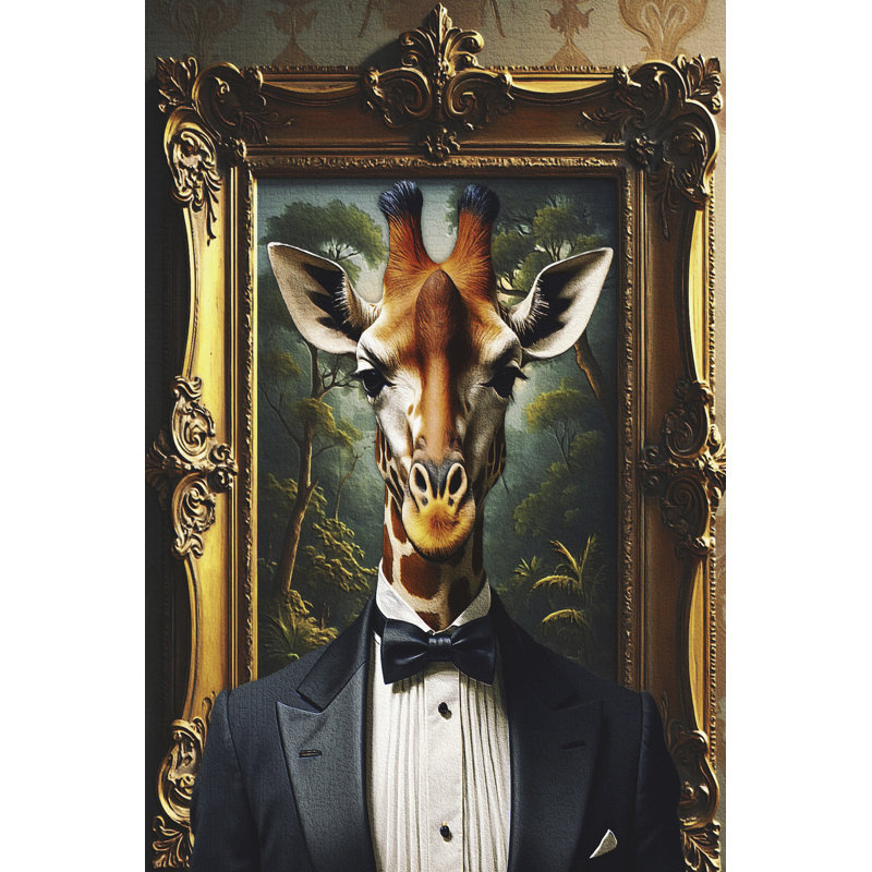 Tayvion Giraffed II by Karen Smith - Wrapped Canvas Print, 46 cm H x 30 cm W