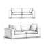 Canapé modulaire 2 places Jasmine
