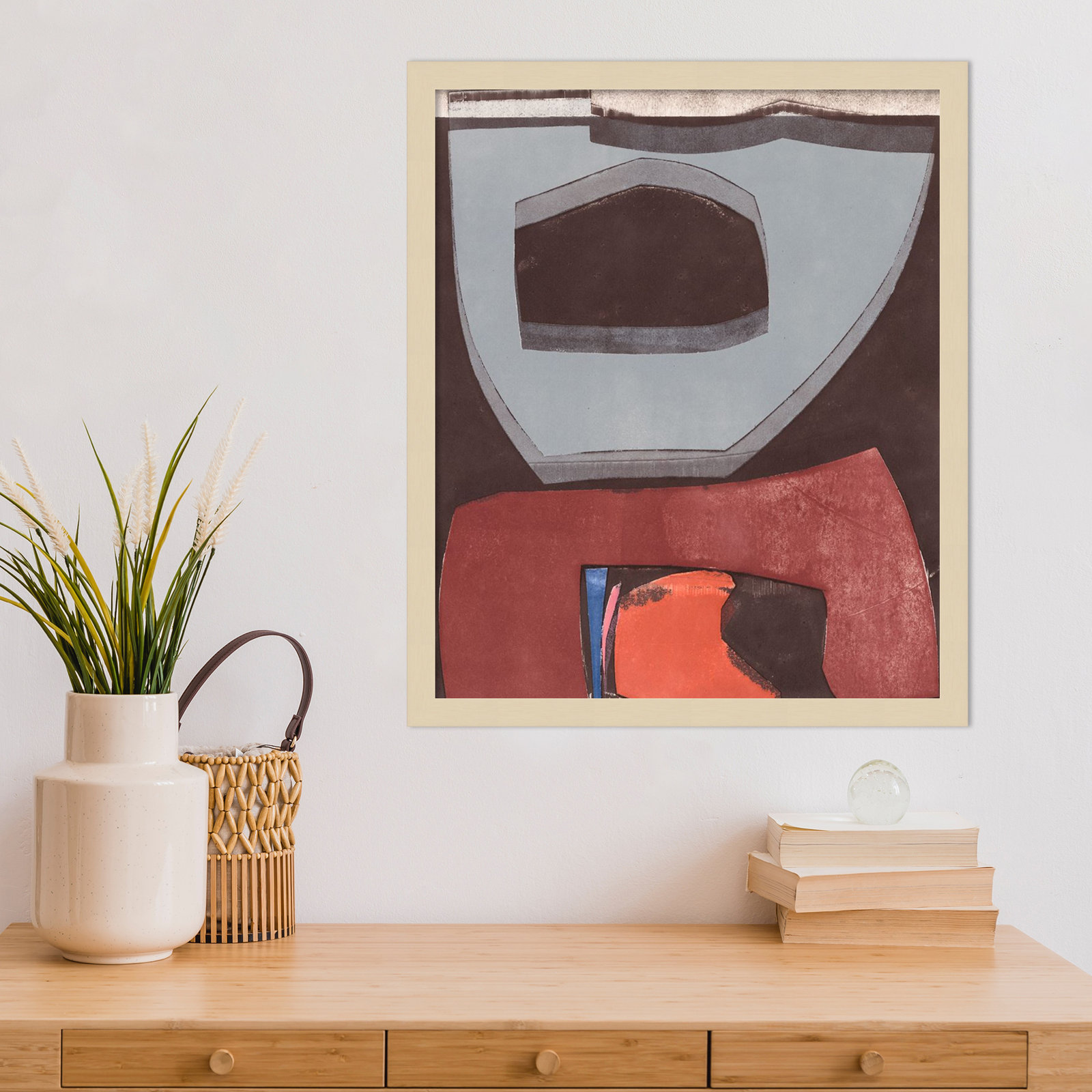Solano "Istanbul 12" Print by Rob Delamater, Brown, 21" H x 18" W