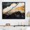 Décoration murale minimaliste en chrome blanc et noir - Spirales abstraites
