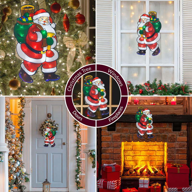LED Lighted Window Décor