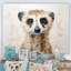 Minimalisme Meercat Portrait sur toile-453332403-453332414