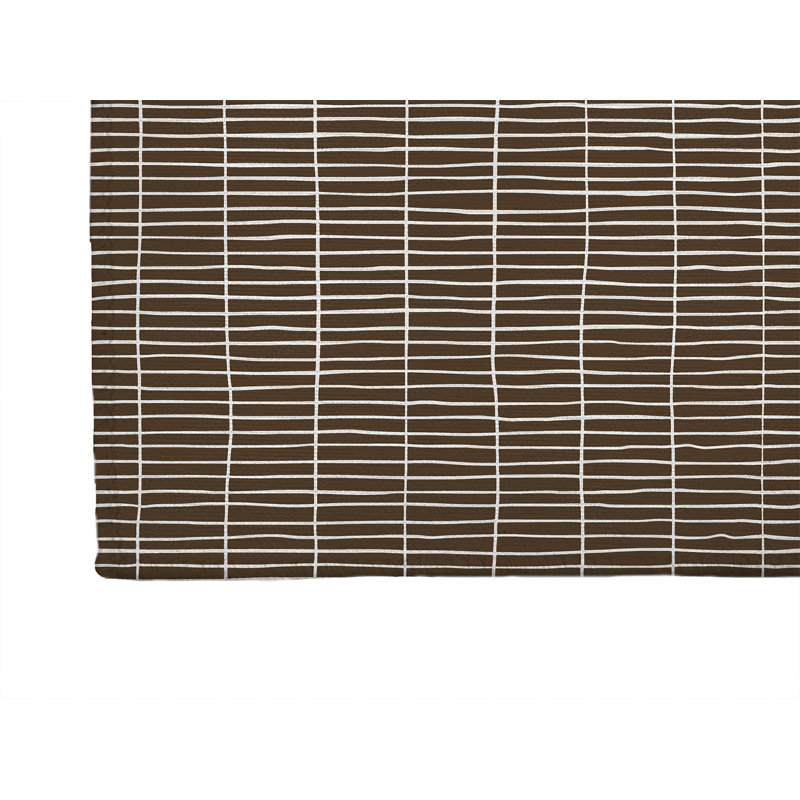 Tapis de bureau léger Snow Fence, L 60 po x P 36 po, Brun moka