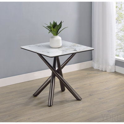 Table de bout blanche