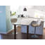 Kukkapalli Swivel Upholstered Adjustable Height Counter Stool with Metal Frame-590567056