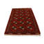 Tapis unique en laine noué à la main 4 pi 2 po x 6 pi 1 po rouge / noir New Age Pasty