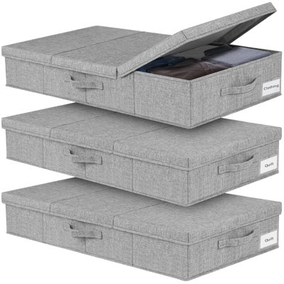 Ebern Designs Fabric Underbed Storage