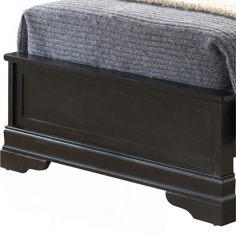 Classic Black Twin Bed With Timeless Elegance