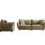 Confortable 3 + 1 avec coussins rembourrés de mousse Classy, tissu en lin, fondation en bois solide dans le salon-3285561