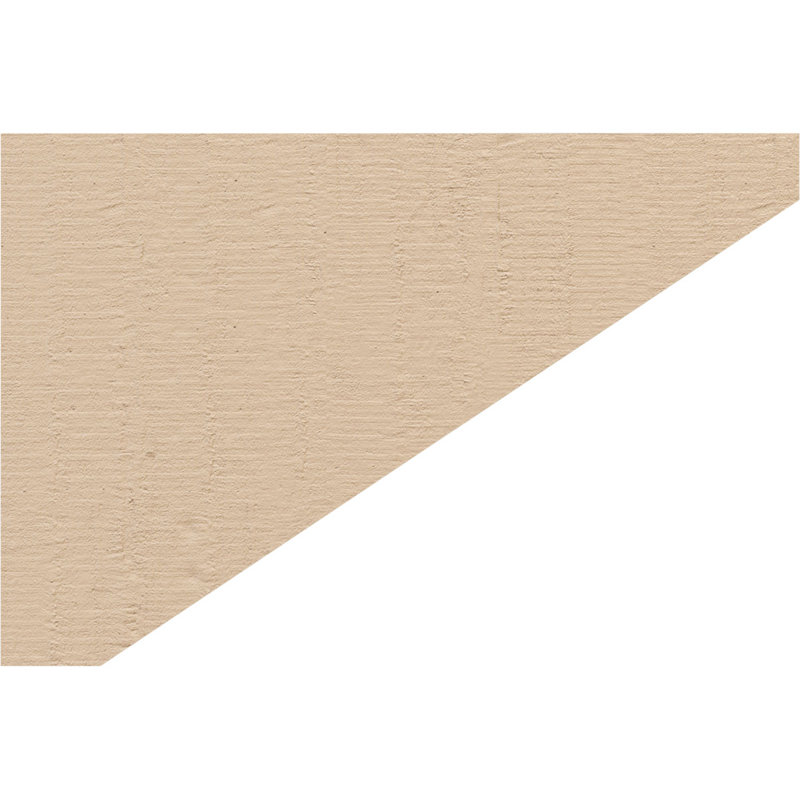 Concord Rough Cedar Woodgrain TimberThane Corbel, Primed Tan, 4" H x 2" W x 6" D