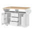 Chariot multifonctionnel pour îlot de cuisine avec prise standard US