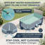 PVC pliable, piscine gonflable, rangement simple, grande capacité d'injection d'eau-115122052