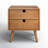2-Drawer Solid and Manufactured Wood Nightstand