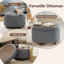 Rangement rembourré surdimensionné de 25 po Ottman-1939038006