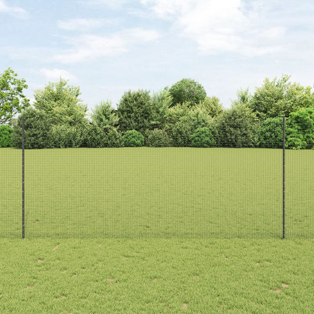 140cm H x 1000cm W Metal Border Fencing