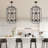 8-Light Square / Rectangle Chandelier Modern Black  Geometric Chandelie Light Fixture for Dining Room, Kitchen Island, or Entryway-311627204
