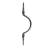Door Spear Wrought Iron Pull Plate