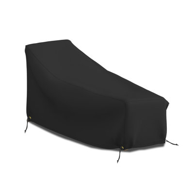 Heavy-Duty Waterproof Patio Chaise Louange Cover, Outdoor Durable & UV-Resistant Beach Lounger Cover