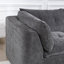 Canapé de salon moderne de style nuage, canapé convertible sans cadre en forme de L (avec repose-pieds), canapé surdimensionné confortable en chenille surdimensionné à 4 places, canapé modulaire modulaire-129347038