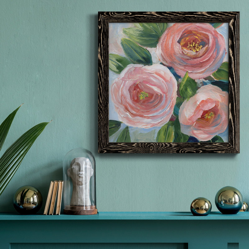 «Good Things Take Time», art textuel sur toile, H 20 po x l 20 po x P 1,5 po, Cadre noir