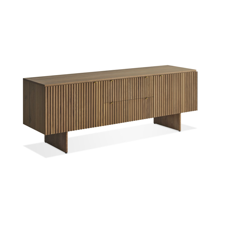 Murmur 80'' W Solid Wood Sideboard, Walnut